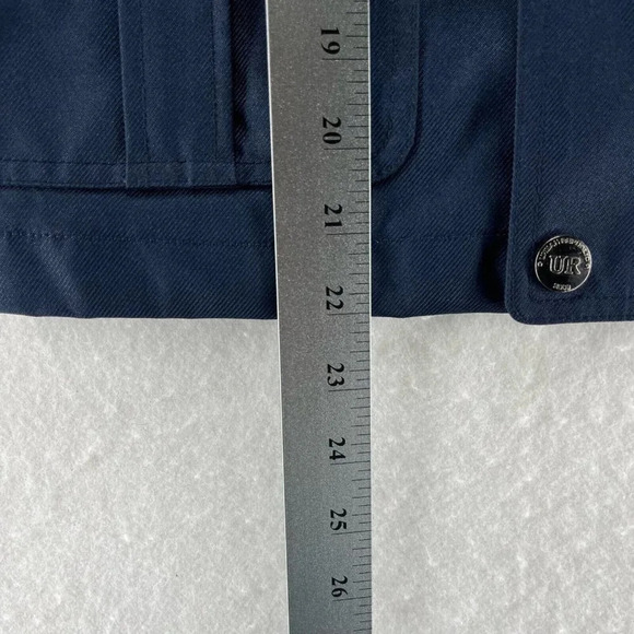 Urban Republic Jacket Boys Size 8 Utility Hoodie Full Zip Snap Long Sleeve Blue - Picture 12 of 13